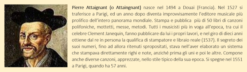 Attaignant, Pierre - biografia breve