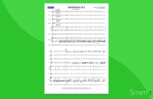 sinfonia n.7 di beethoven | partitura gratis per orchestra scolastica