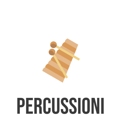 spartito e base musicale per percussioni