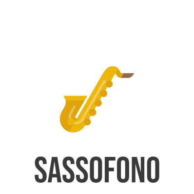 spartito e base musicale per sassofono