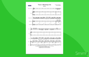 time is running out, dei muse - partitura per orchestra scolastica